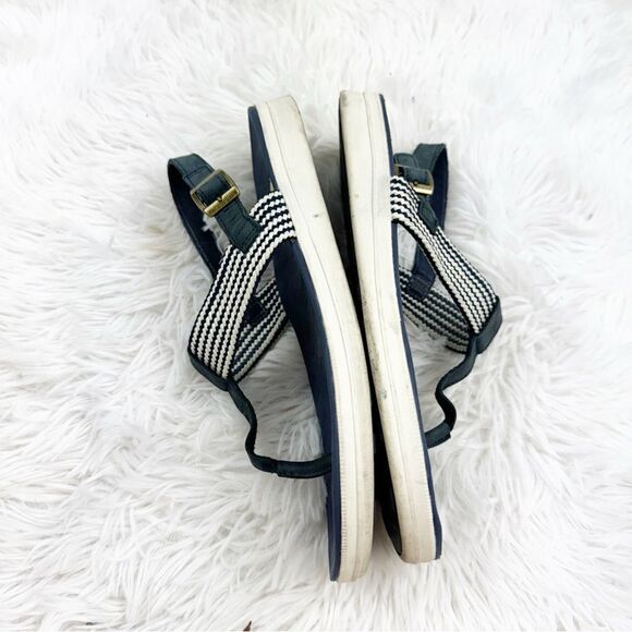 Sperry Adriatic Nautical Woven Leather Thong Sling Sandal - Picture 7 of 10